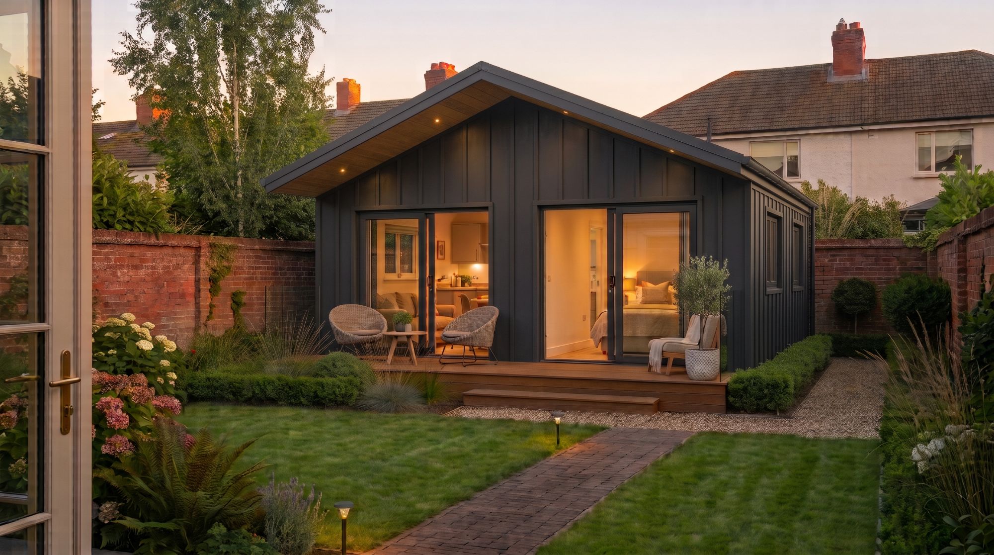 Móro One in aluminium standing seam
